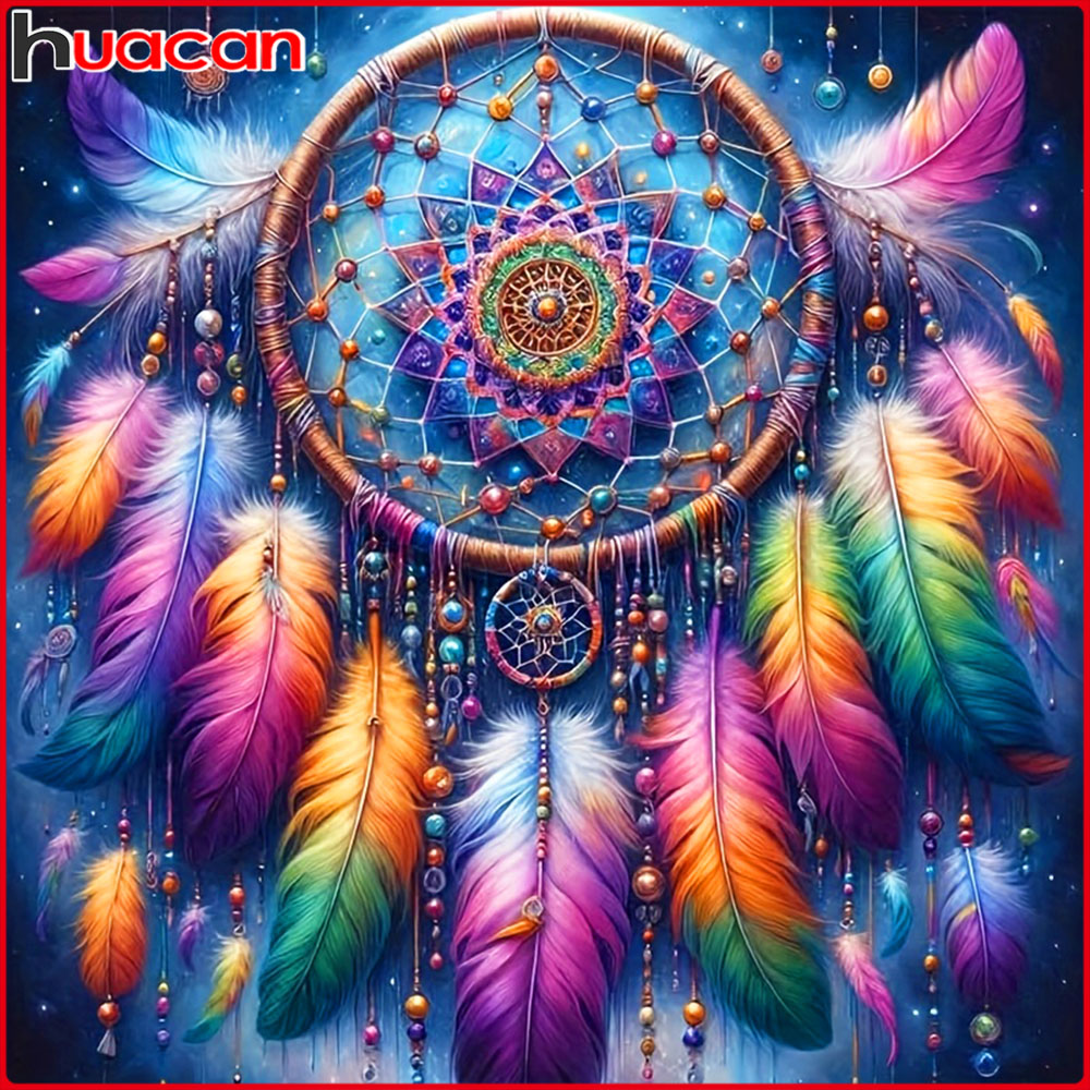 Embroidery Hoop Square - Huacan Pełny Kwadrat/Okrągły Zestaw do Haftu