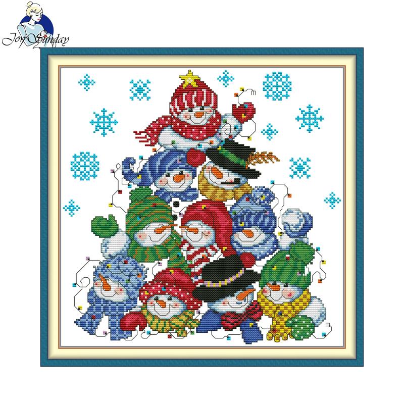 Embroidery X Pattern - Zestaw do haftowania krzyżykowego JoySunday z