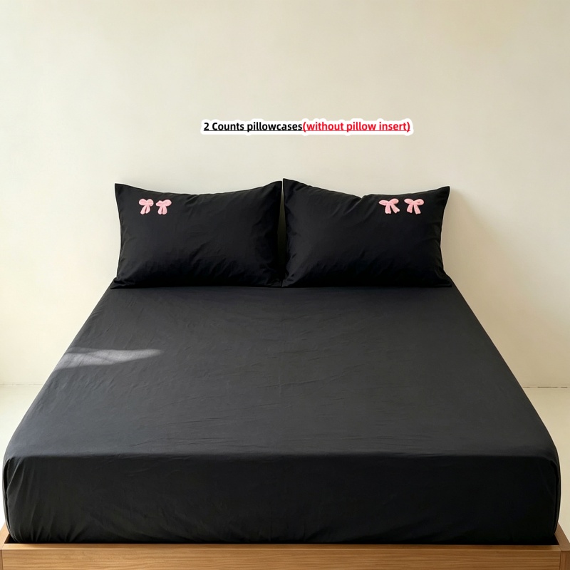 Embroidery Sheet - 3-częściowy zestaw prześcieradeł z gumką, antypoślizgowy,