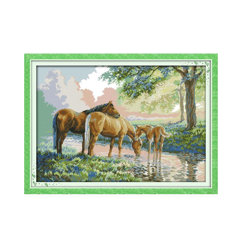 Embroidery X Pattern - Radość niedziela Cross zestaw do szycia