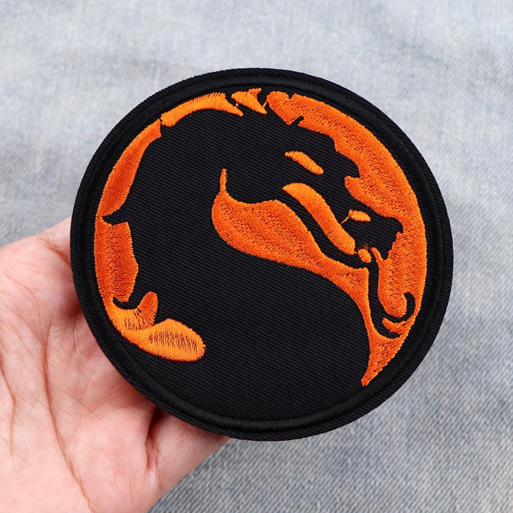 Embroidery Converse - Gry uliczne Cartoon Patch Dragon Haftowane