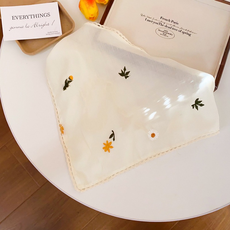 Dzianinowe haftowane chusty na – Embroidery Hoop Square recenzja i cena