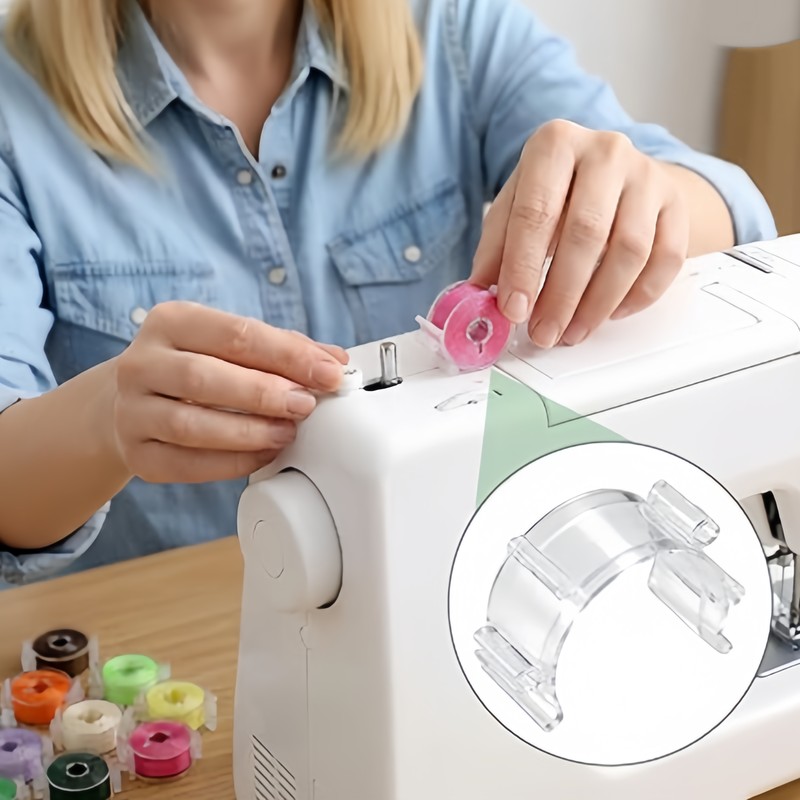 64 szt. Przezroczyste uchwyty  – Embroidery Threads recenzja i cena