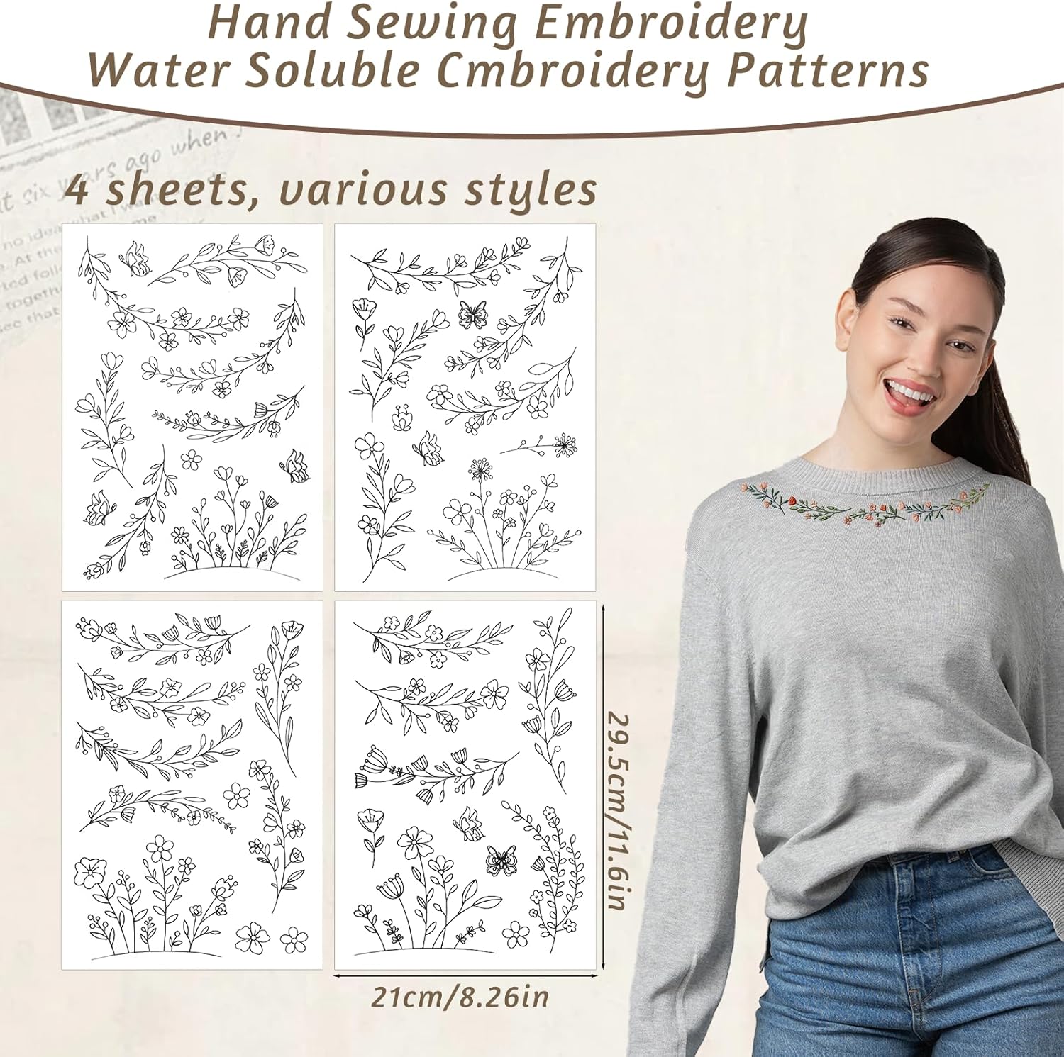 Papier do haftowania rozpuszcz – Embroidery Daisy recenzja i cena