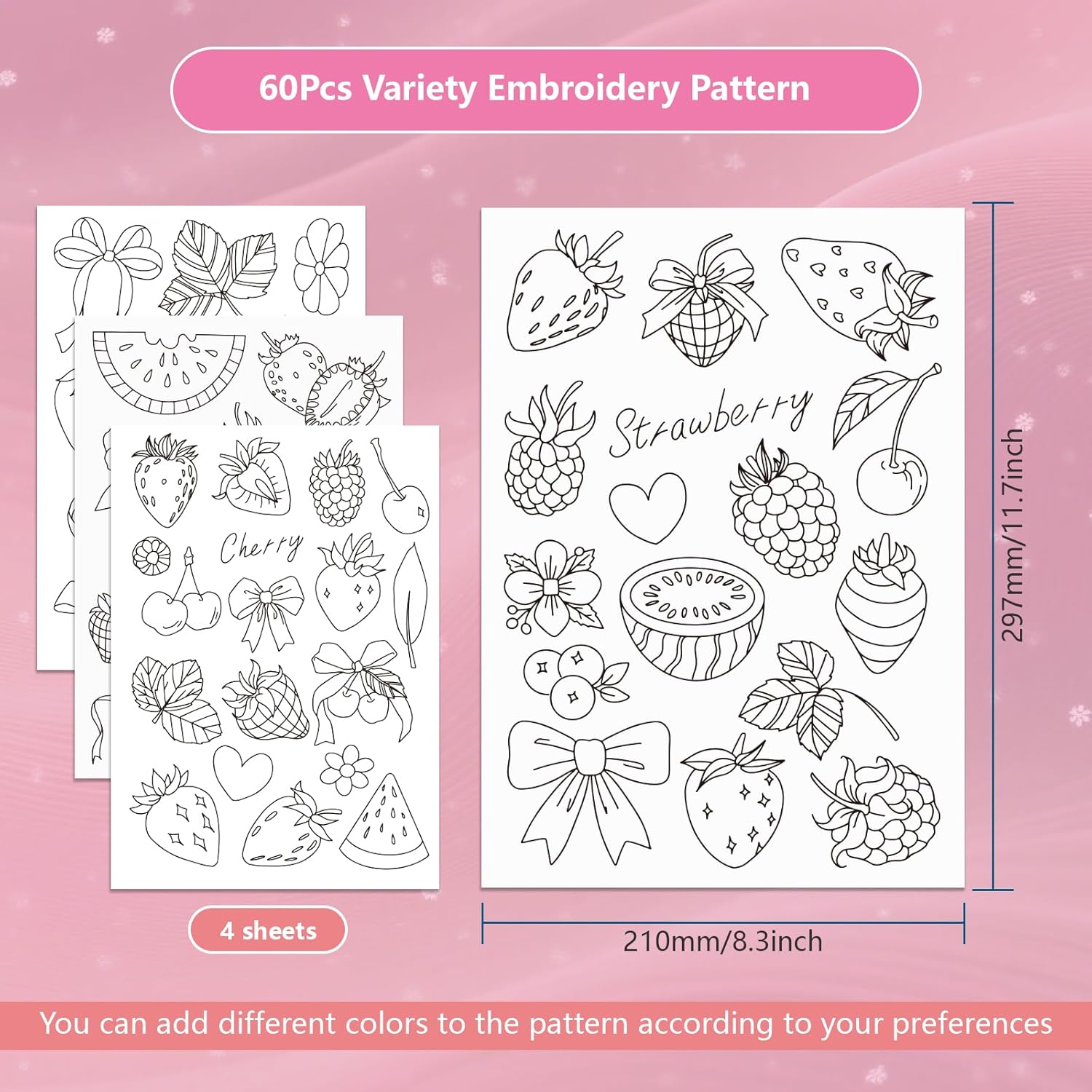 Wstępnie nadrukowane papierowe – Embroidery Sheet recenzja i cena