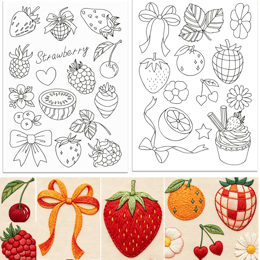 Wstępnie nadrukowane papierowe – Embroidery Sheet recenzja i cena