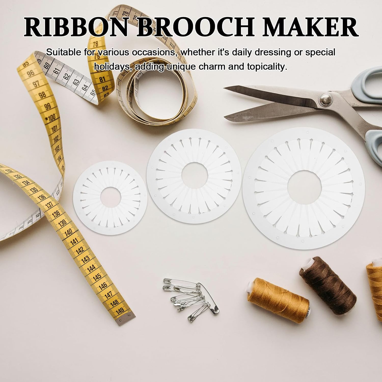 Narzędzie do robienia rozet 9c – Embroidery Daisy recenzja i cena