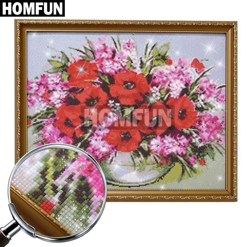 Obraz diamentowy HOMFUN haft k – Embroidery Daisy recenzja i cena