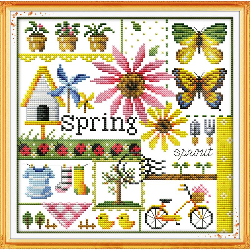 Cztery pory roku wzór wiosna l – Embroidery X Pattern recenzja i cena