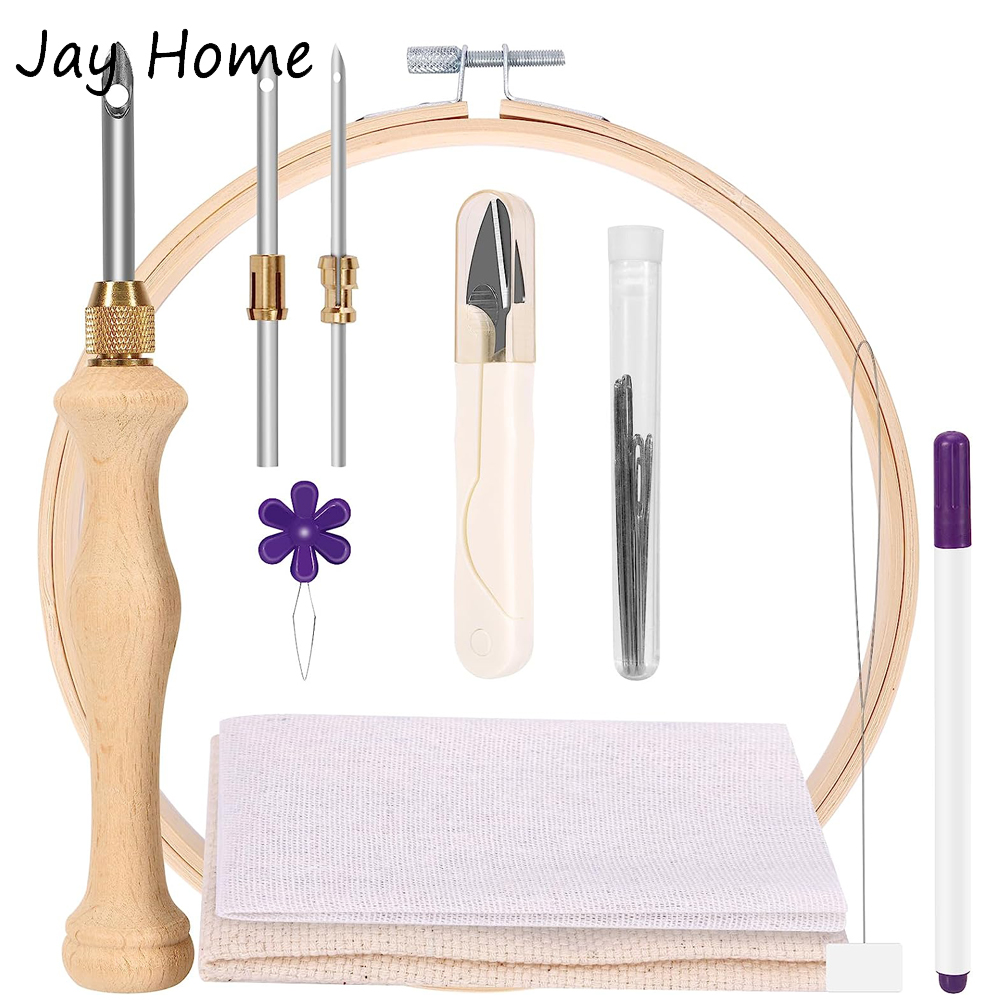 Zestaw startowy z igłą do haft – Embroidery Hoop Square recenzja i cena