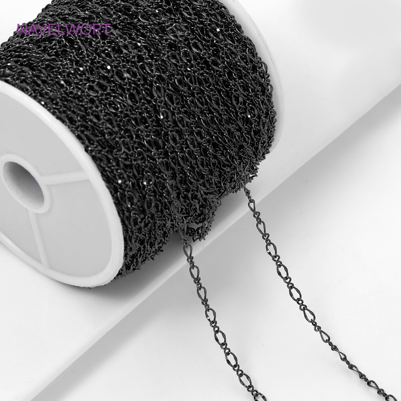 Czarne, owalne, cienkie łańcus – Embroidery Artwork recenzja i cena