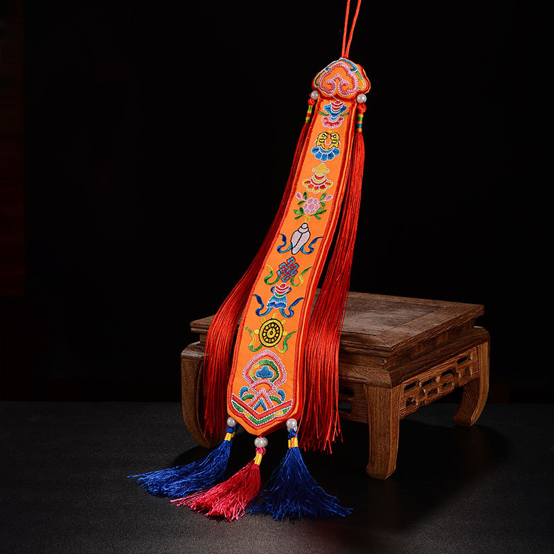 Tybetańskie flagi wstążkowe Ne – Embroidery Red recenzja i cena