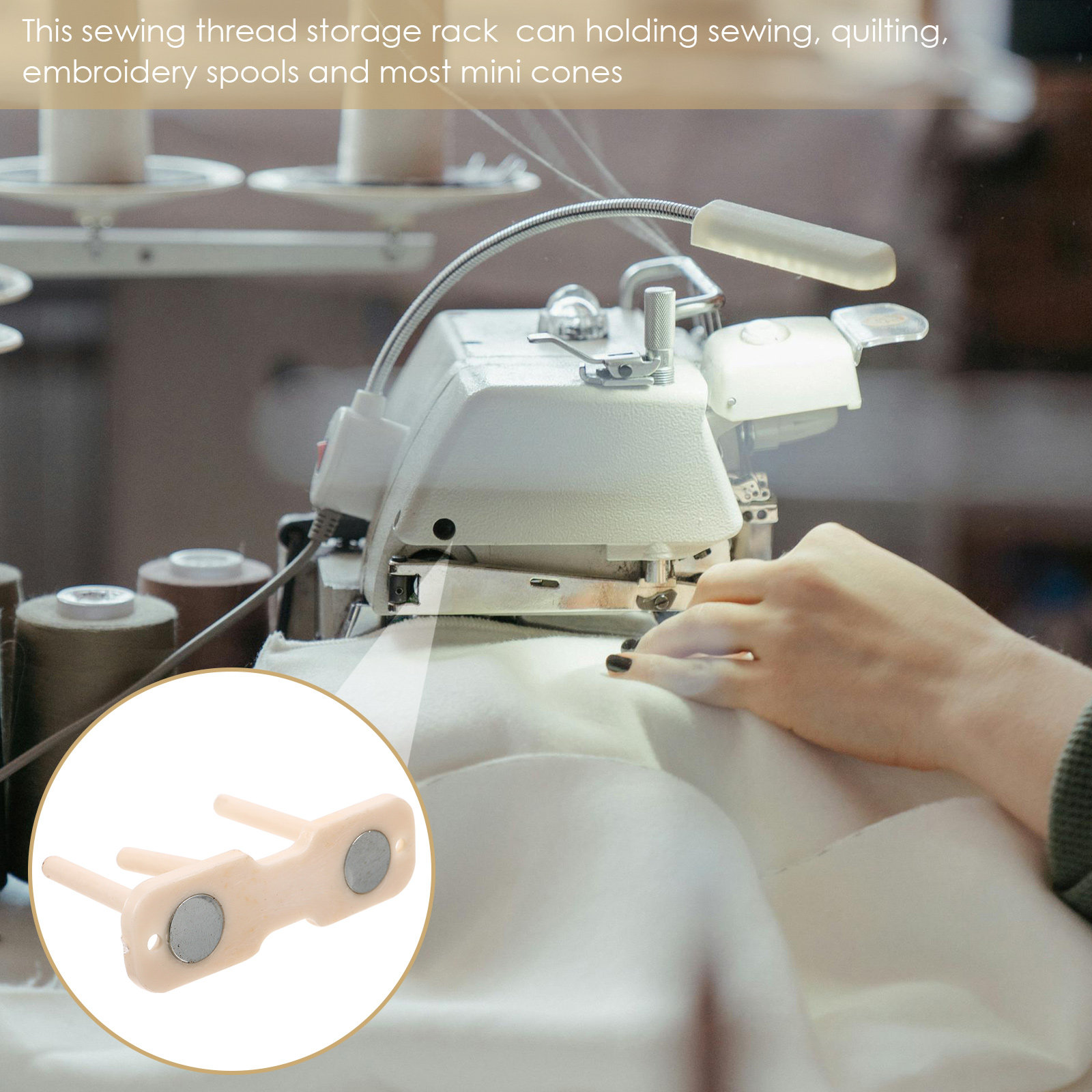 Plastikowy uchwyt na szpulki z – Embroidery Threads recenzja i cena