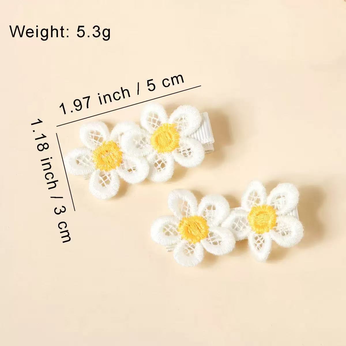 14 szt. Haftowane ozdoby do wł – Embroidery Daisy recenzja i cena