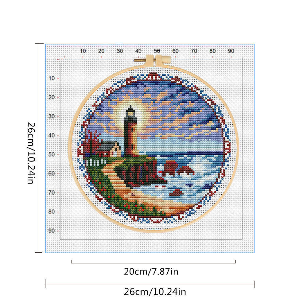 Haft Krzyżykowy Latarnia Morsk – Embroidery X Pattern recenzja i cena