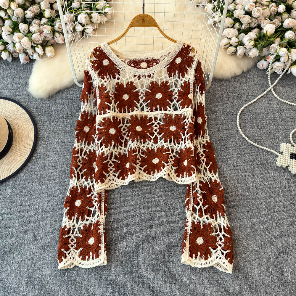Kwiatowy top szydełkowy dla ko – Embroidery Daisy recenzja i cena