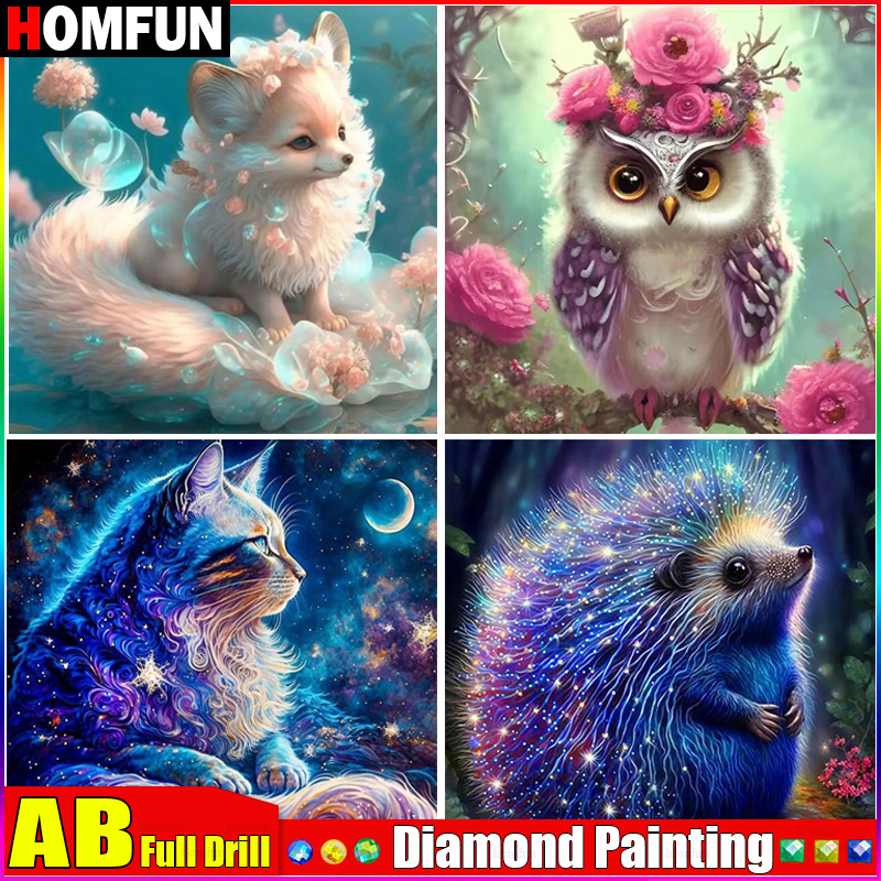 HOMFUN AB pełny haft diamentow – Embroidery X Pattern recenzja i cena