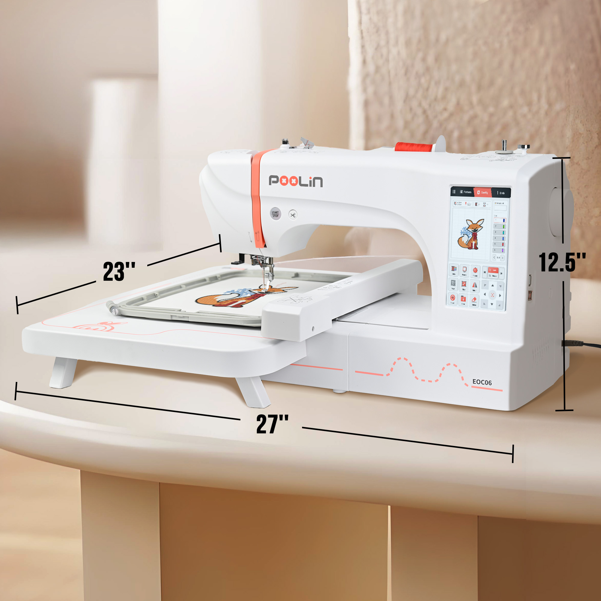 EOC06 PooLin Chiny Popularna K – Embroidery Machine China recenzja i cena