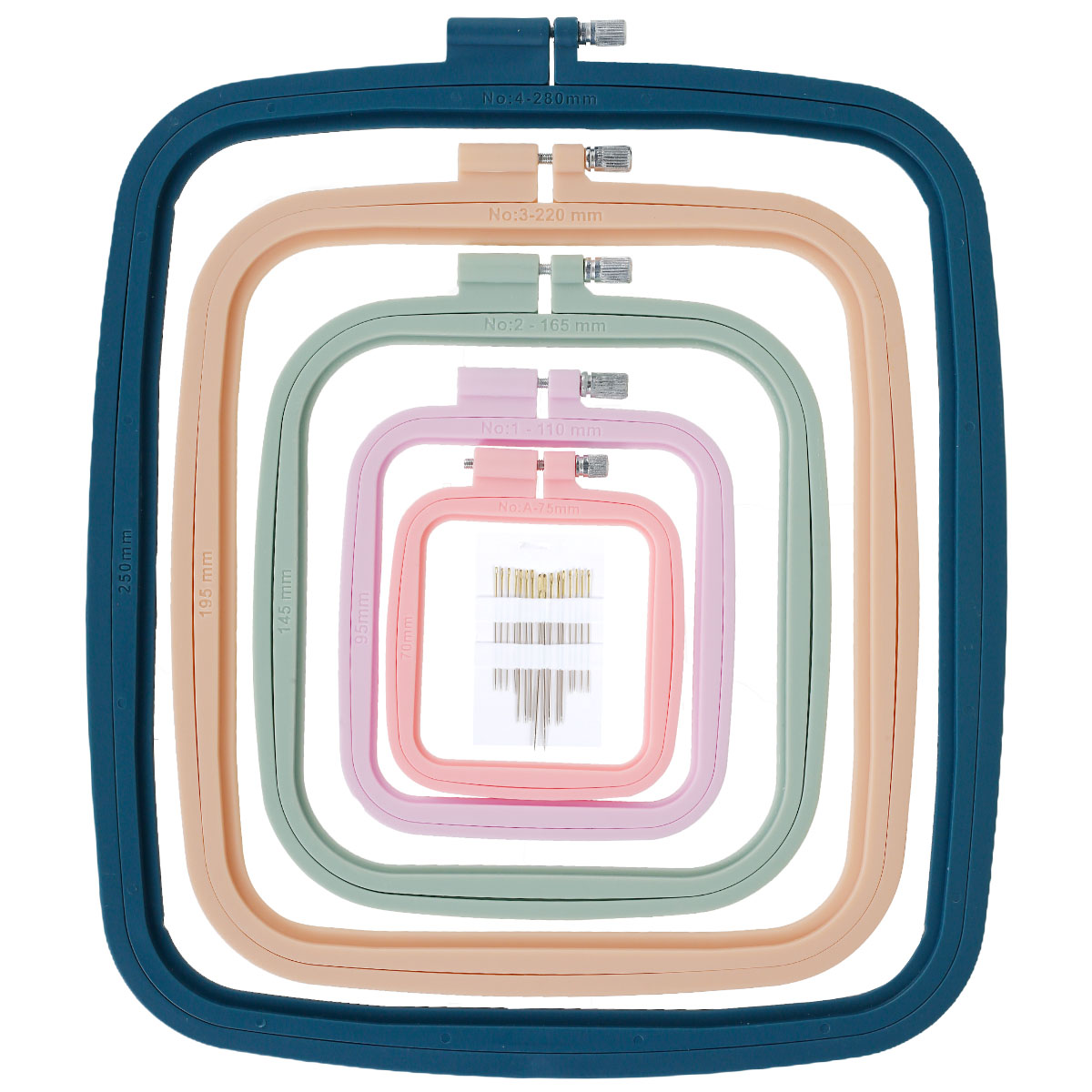 4/5 sztuk kwadratowe obręcze d – Embroidery Hoop Square recenzja i cena