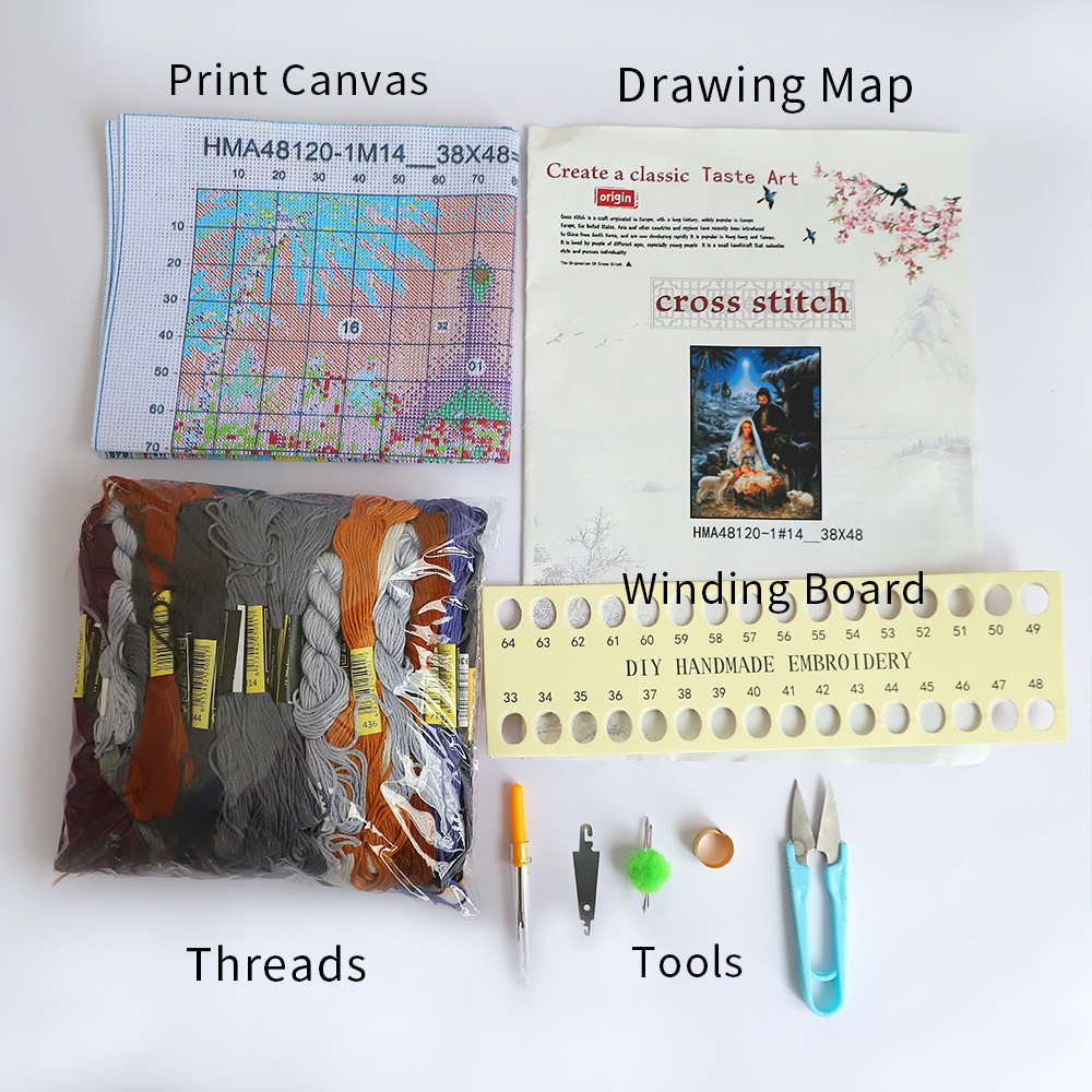 Cartoon Kids Printed Canvas 11 – Dmc Floss Set recenzja i cena