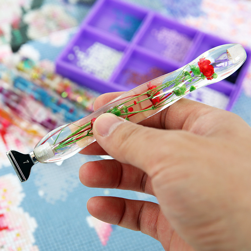 Kryształowy kwiat żywica punkt – Embroidery Daisy recenzja i cena