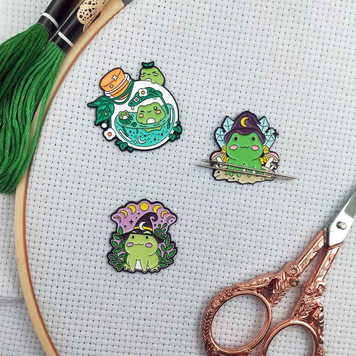 Magnetyczny uchwyt na igły w k – Embroidery Hoop Square recenzja i cena